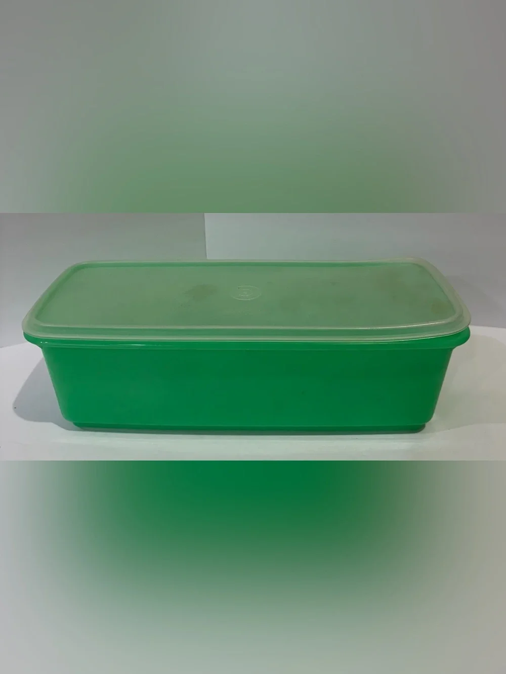 Vintage Tupperware Jadeite Celery and Vegetable Keeper Set